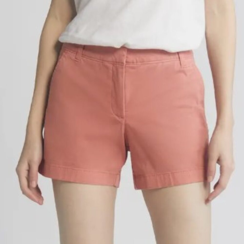 Caslon Rust Terra Cotta Cotton Twill Utility Shorts Women’s 6 Nordstrom NWT